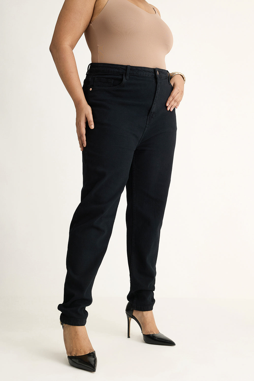 Curve Carbon Black Skinny Jeans