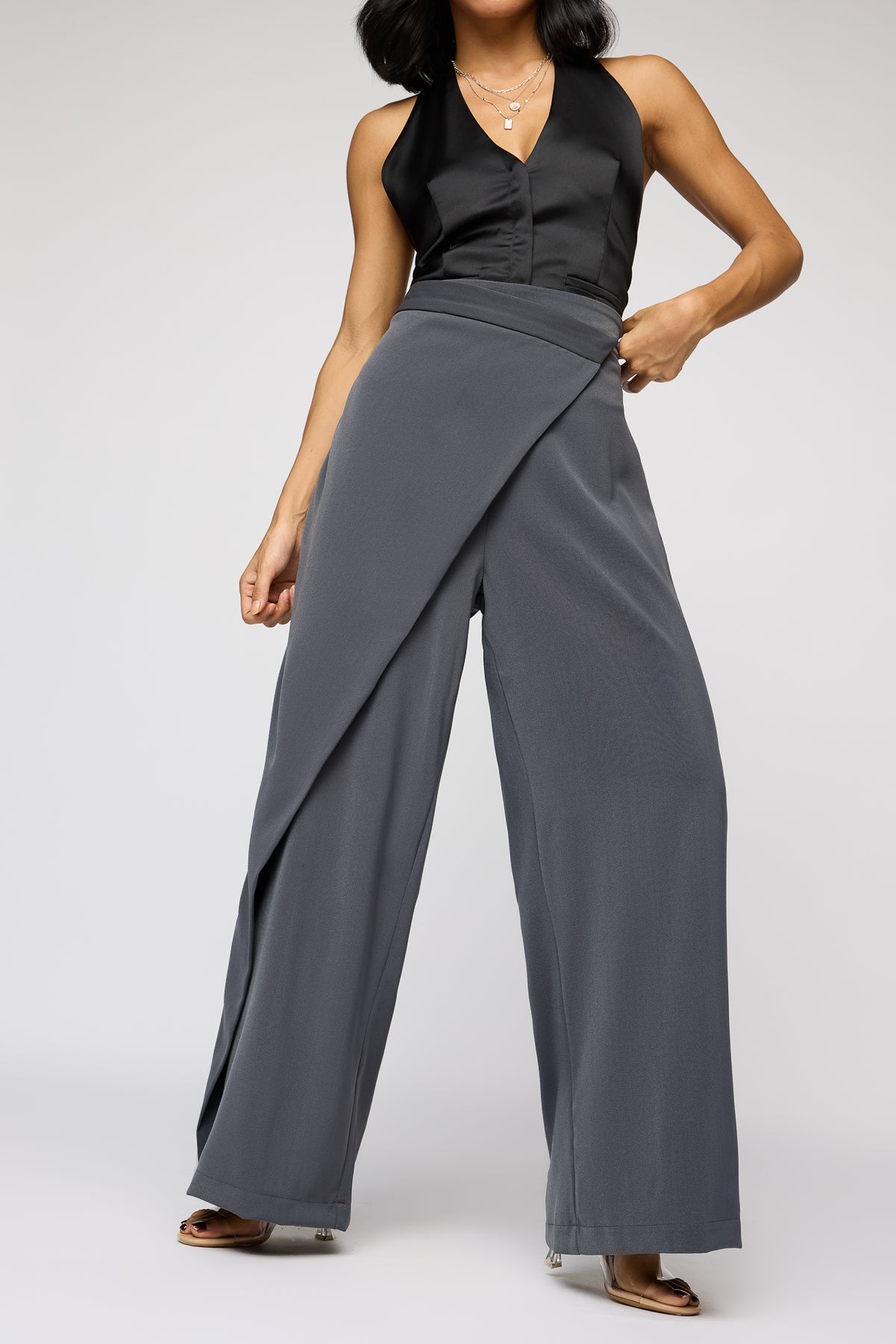 Ultimate Grey Women's Pareo Straight Pants