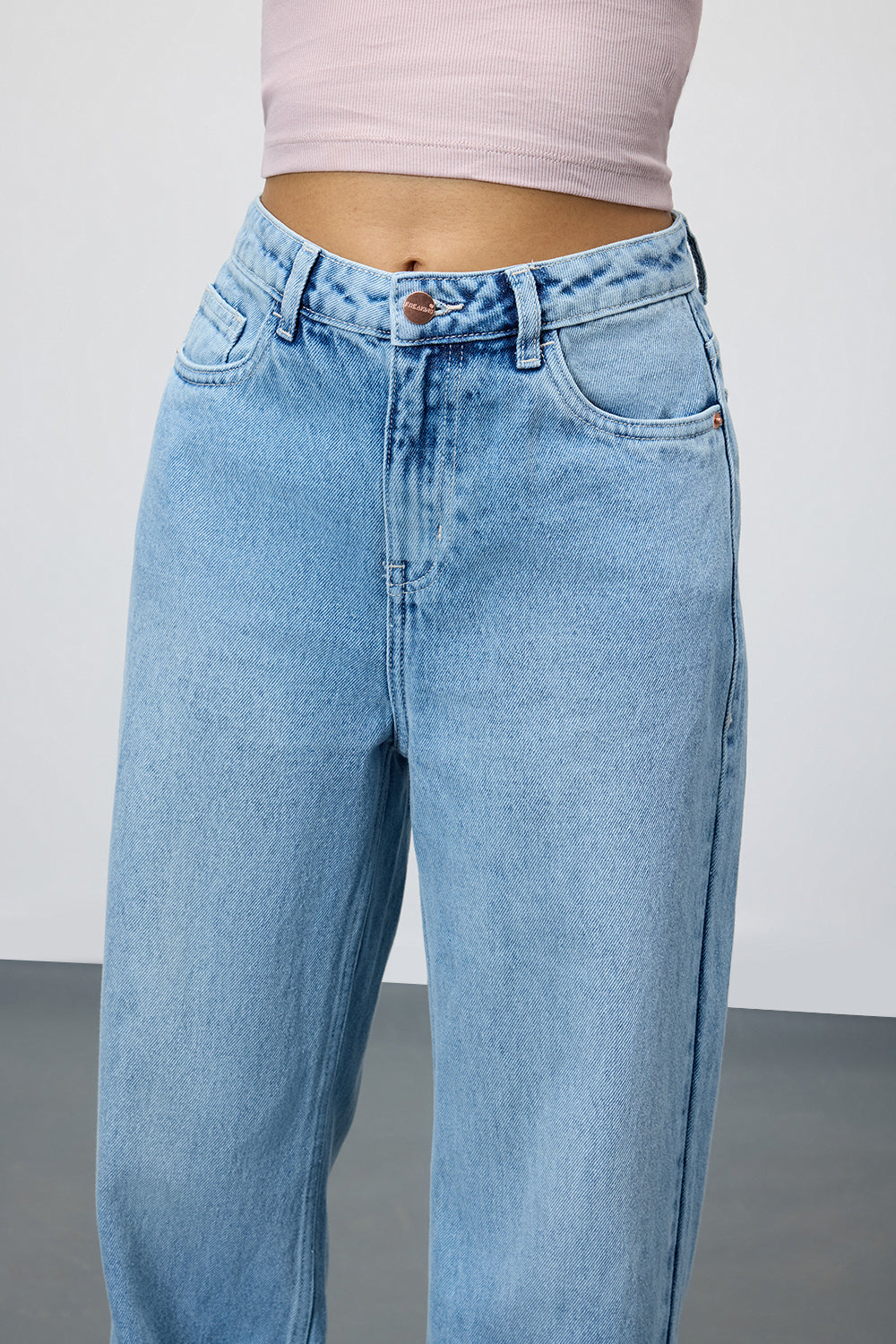 Periwinkle Blue Women's Straight Jeans