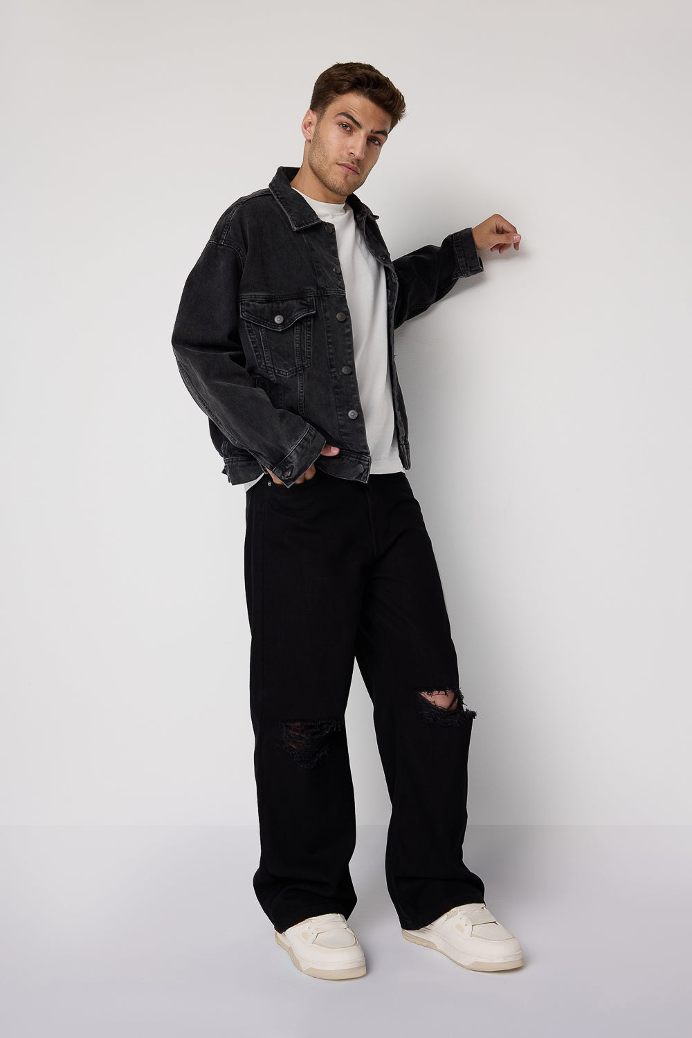 Ash Wash Men's Wide Fit Jeans