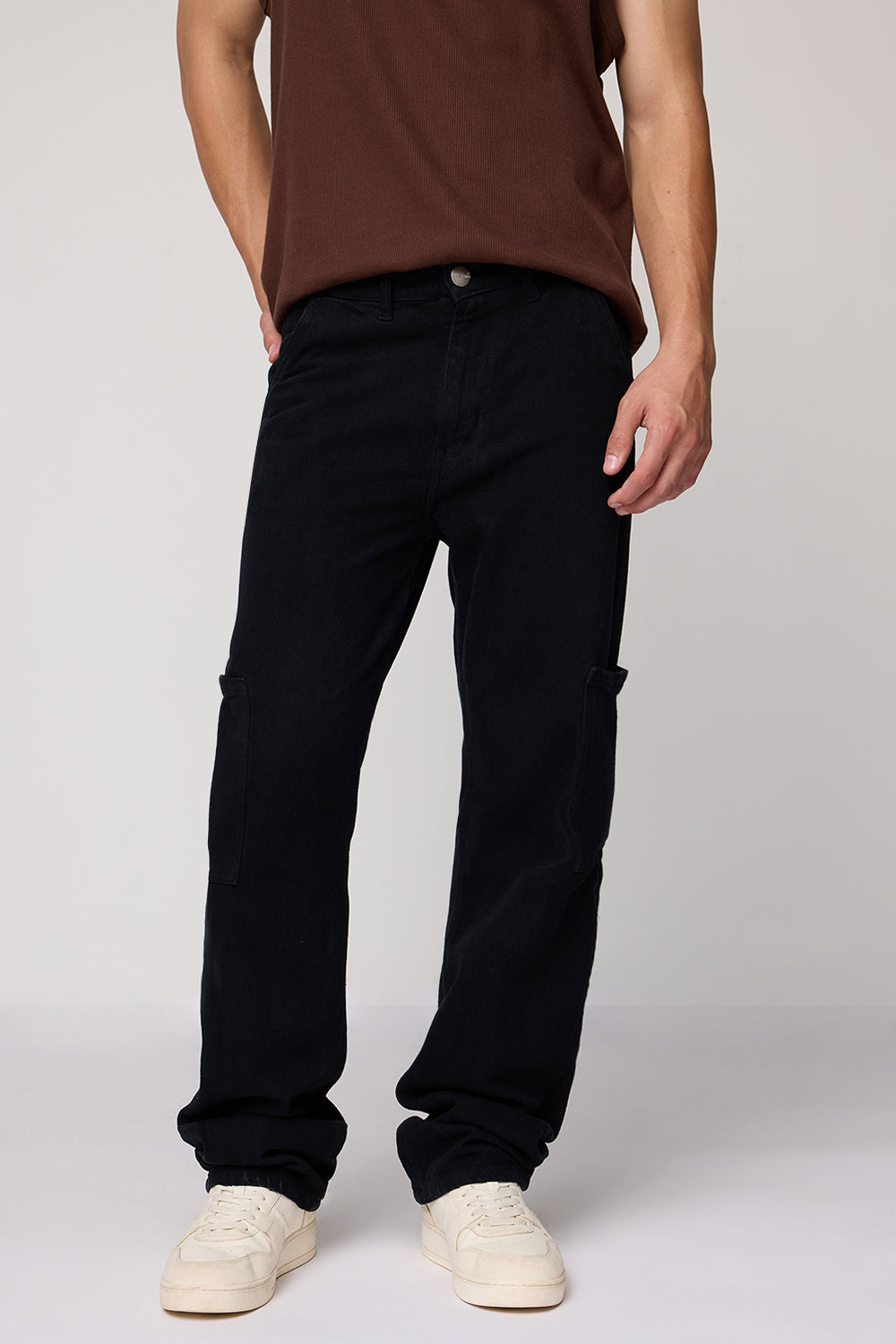 Ash Utility Men's Straight Cargo Jeans