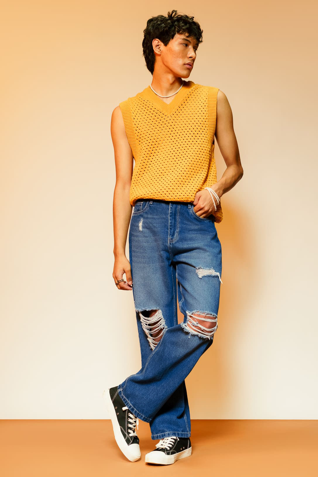 Vogue Blue Men's Straight Jeans