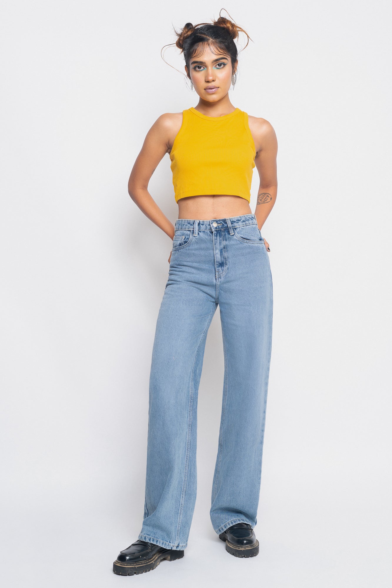 Belle Blue Women's Straight Jeans