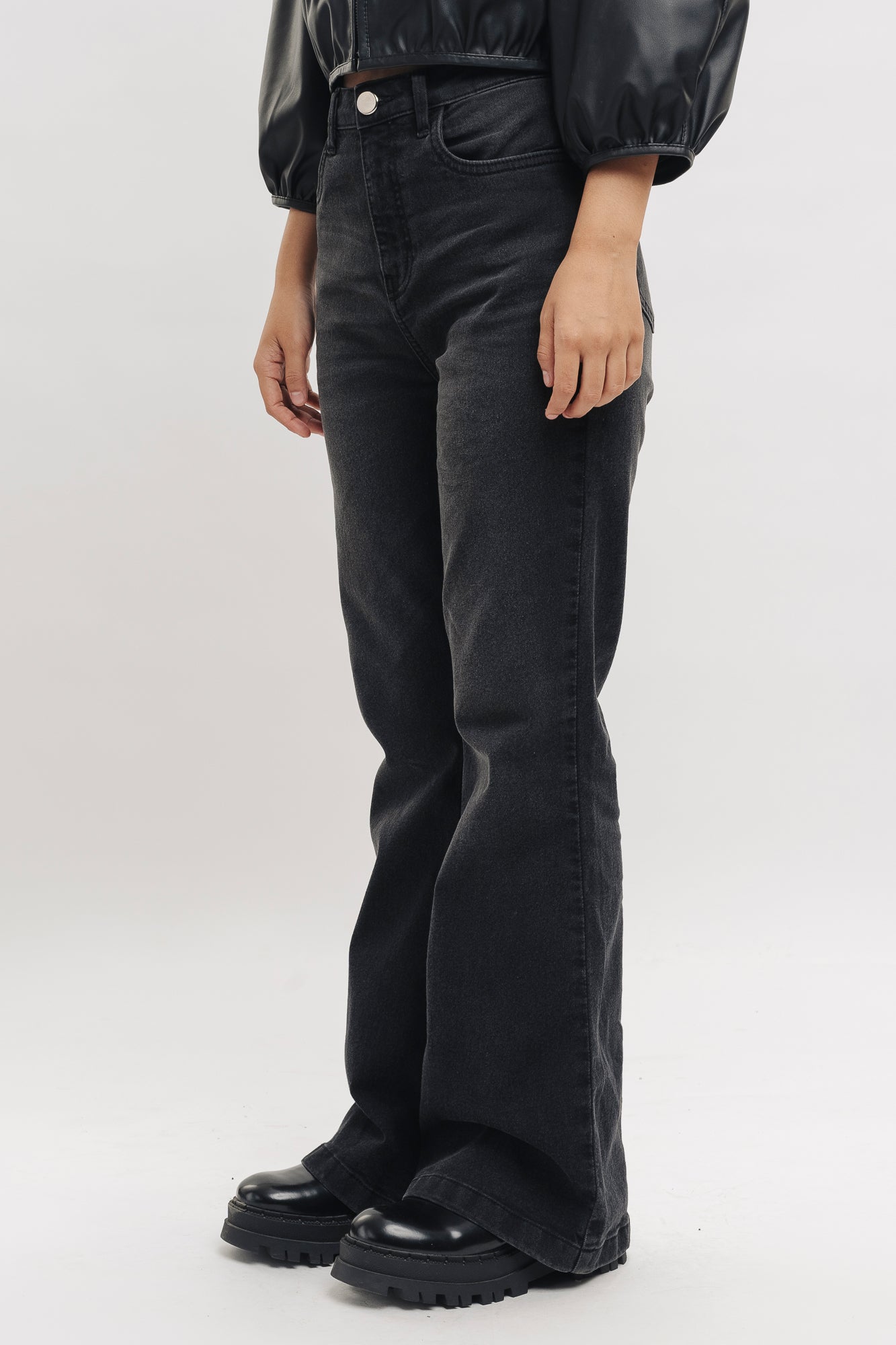 Pitch Black Women's Bootcut Jeans