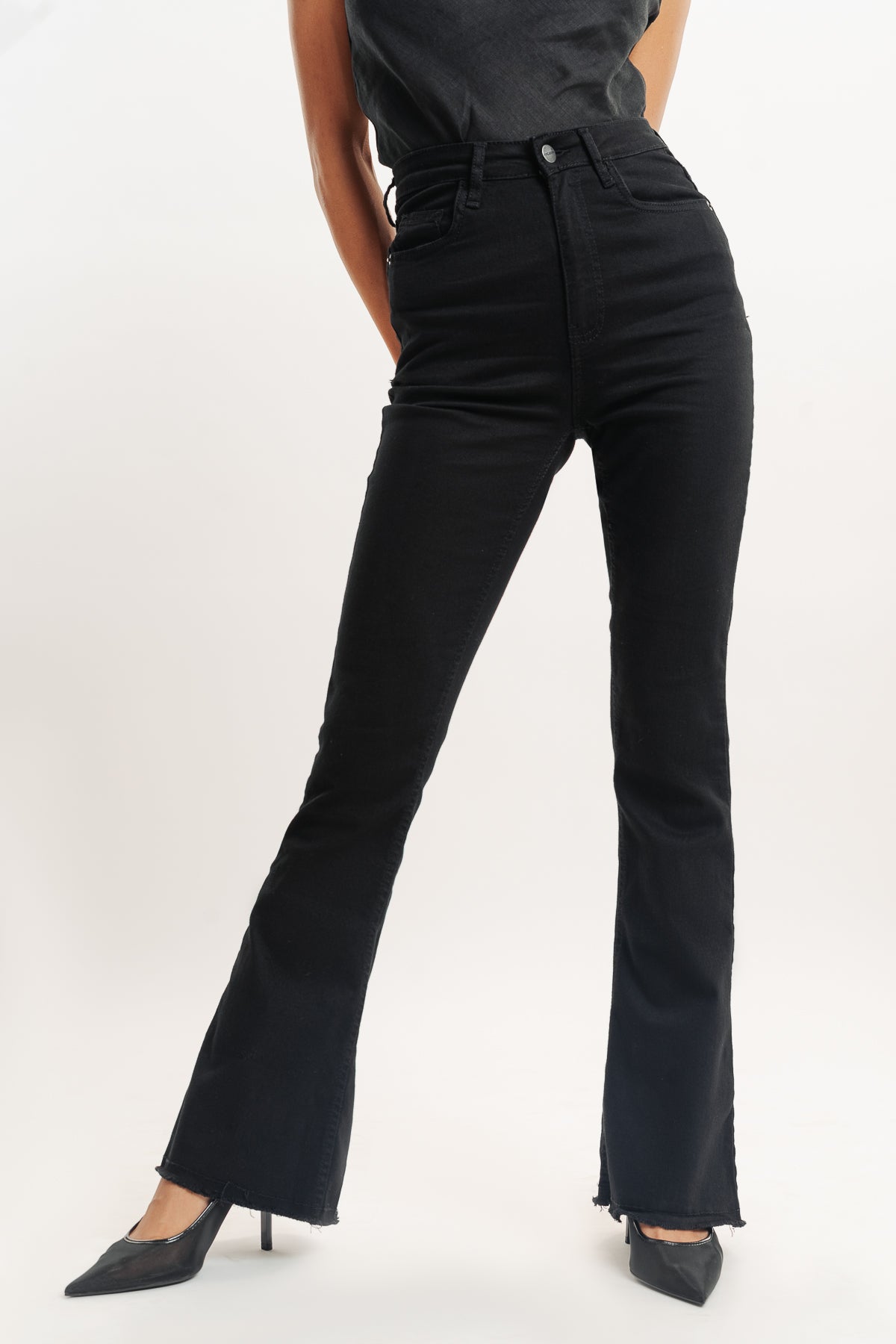 Basic Black Women's Bootcut Jeans