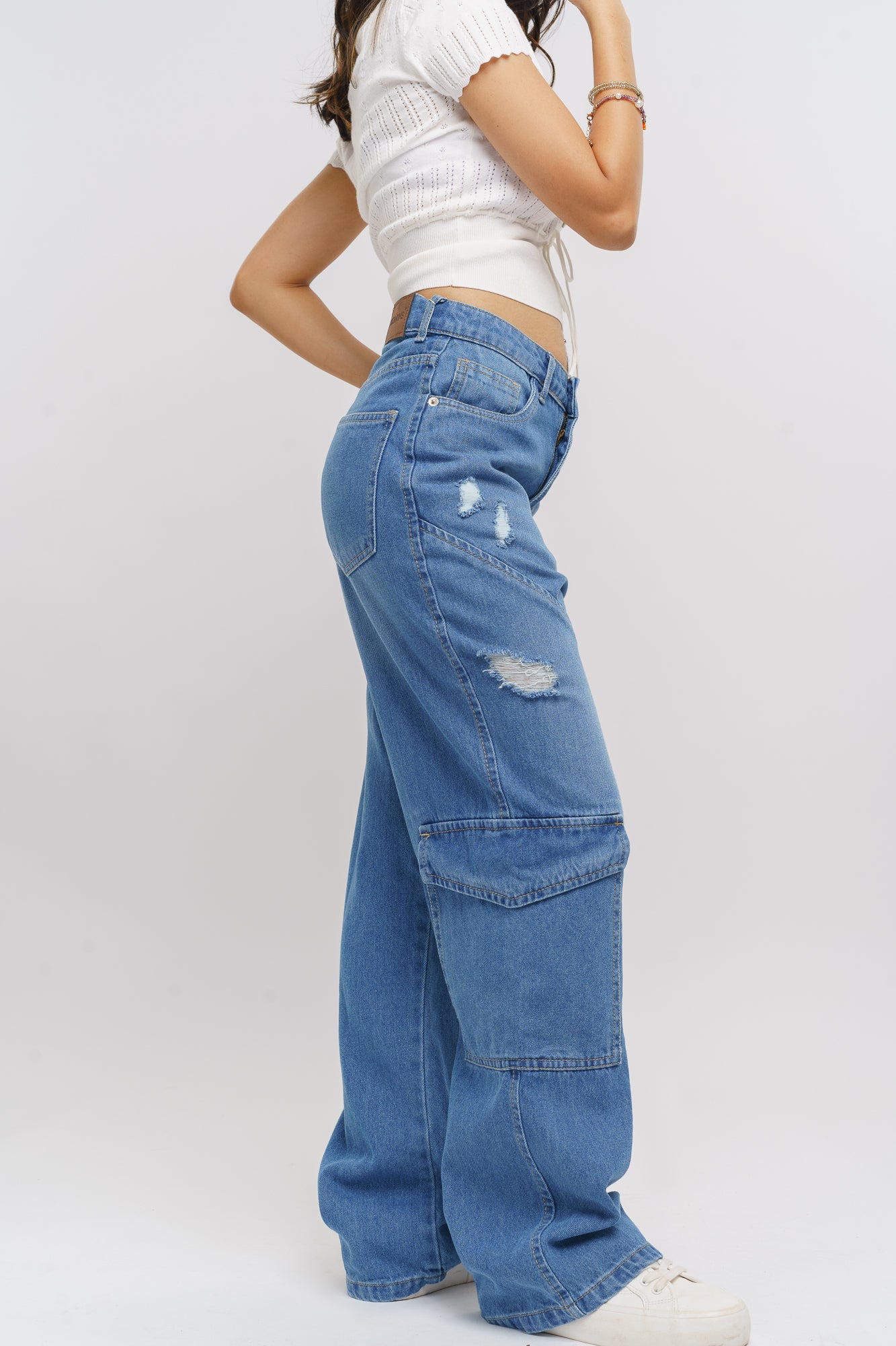 Blue Draw Ofs Women's Baggy Straight Jeans