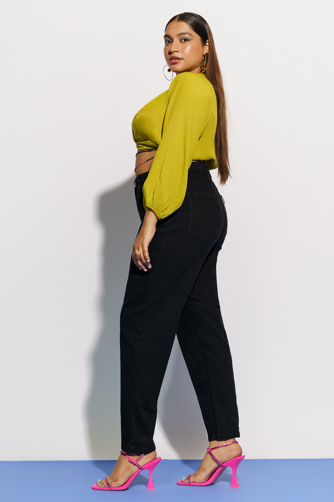 Curve Nigel Black Mom Jeans